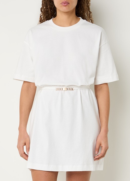 NIKKIE Patos T-shirt jurk met trekkoord
