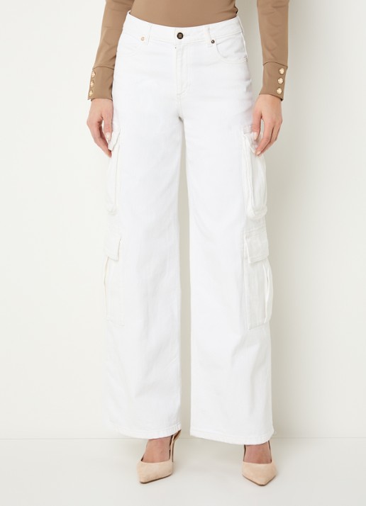 NIKKIE Patras high waist straight leg jeans met gekleurde wassing