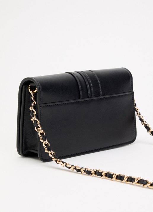 NIKKIE Paxing crossbodytas met logo - achterkant 5 zwart