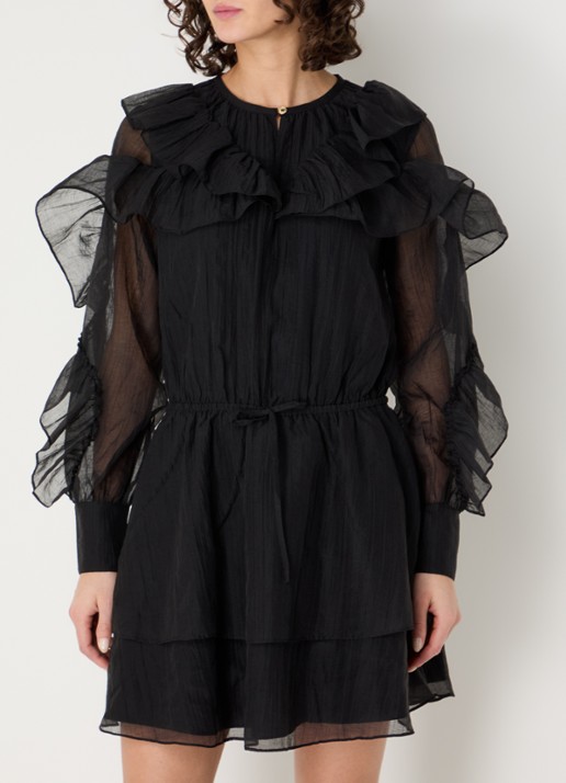 NIKKIE Pharr mini jurk met volant