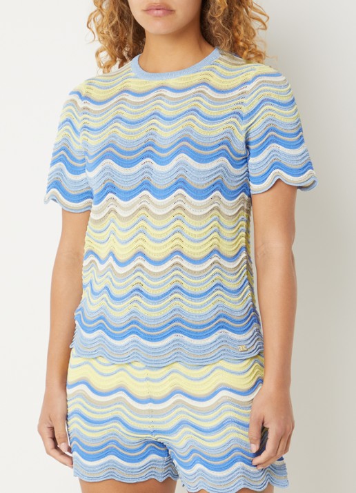 NIKKIE Quero top met structuur