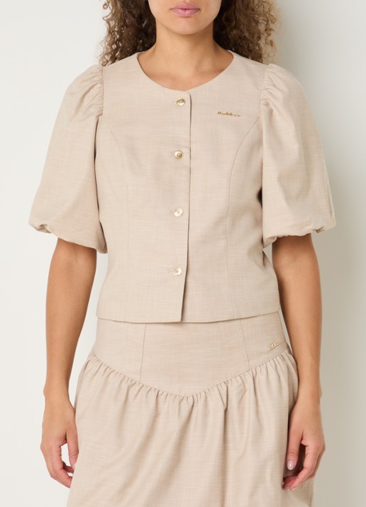 NIKKIE Quito blouse met logo