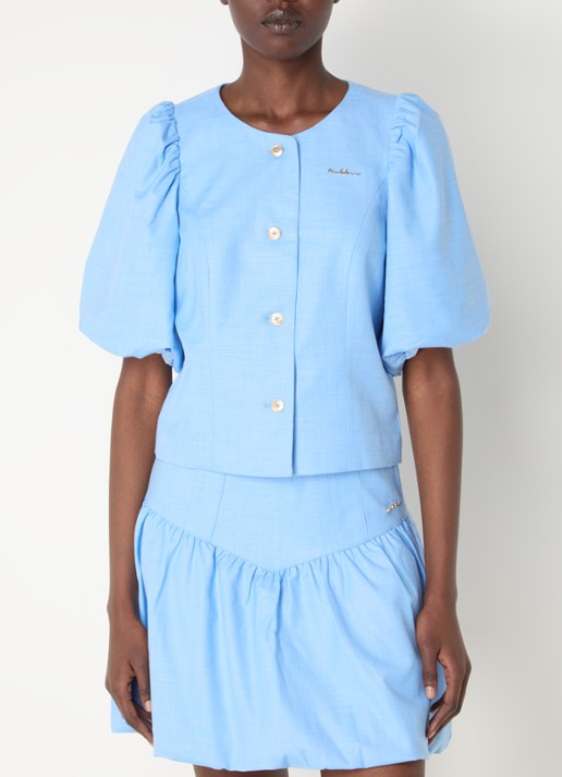 NIKKIE Quito blouse met logo