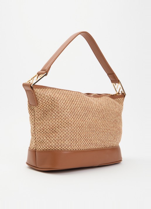 NIKKIE Raisen schoudertas  - achterkant 5 beige