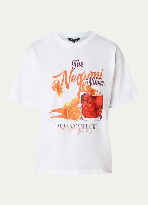 NIKKIE The Negroni T-shirt met print