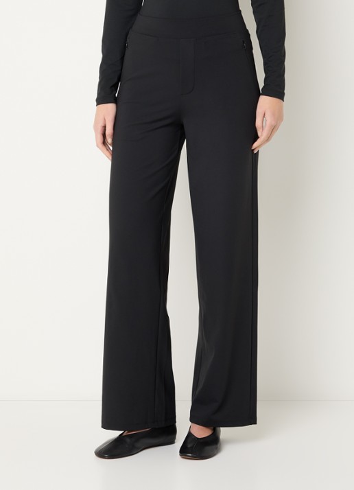 Ninepine Asana high waist straight fit legging met ritszakken