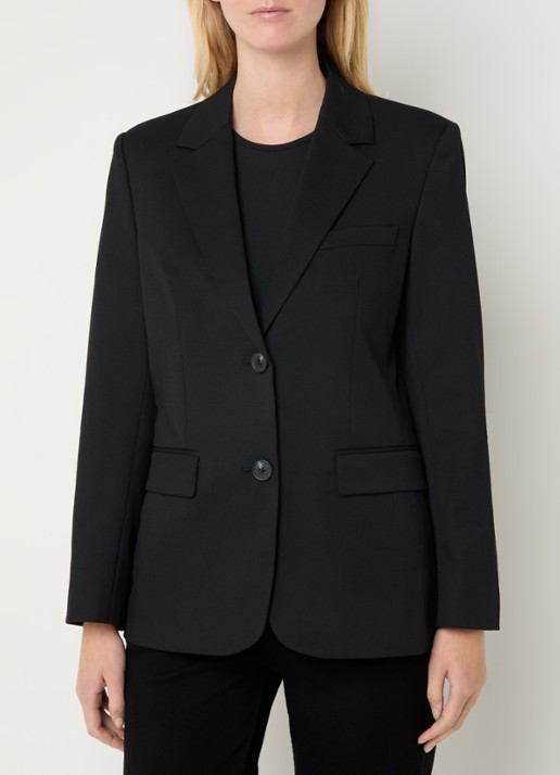 Ninepine Blazer met klepzakken en stretch
