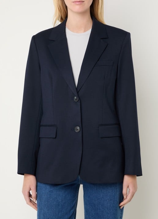 Ninepine Blazer met klepzakken en stretch