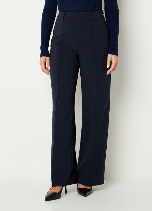 Ninepine High waist straight fit pantalon met steekzakken