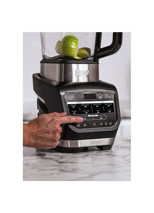 Ninja 2-in-1 soepmaker en blender HB150EU - detail zilver