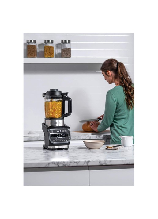 Ninja 2-in-1 soepmaker en blender HB150EU - voorkant 6 zilver