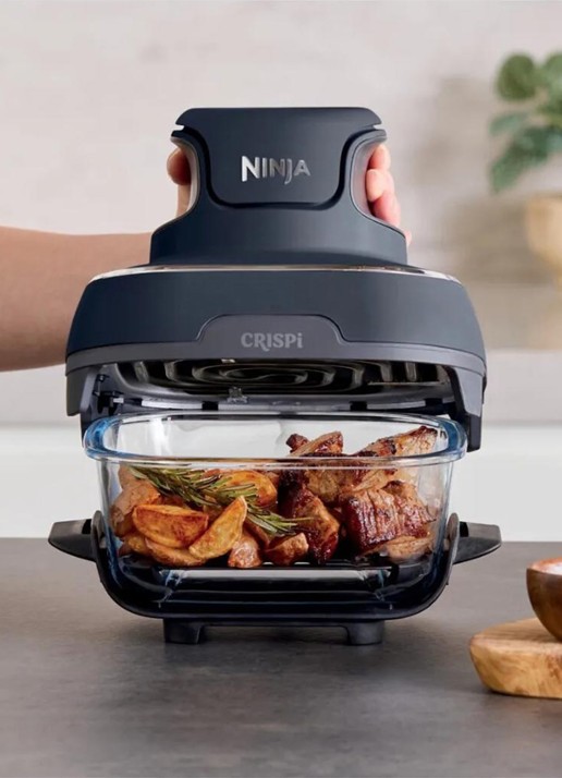 Ninja CRISPi 4-in-1 airfryer - detail 3 antraciet