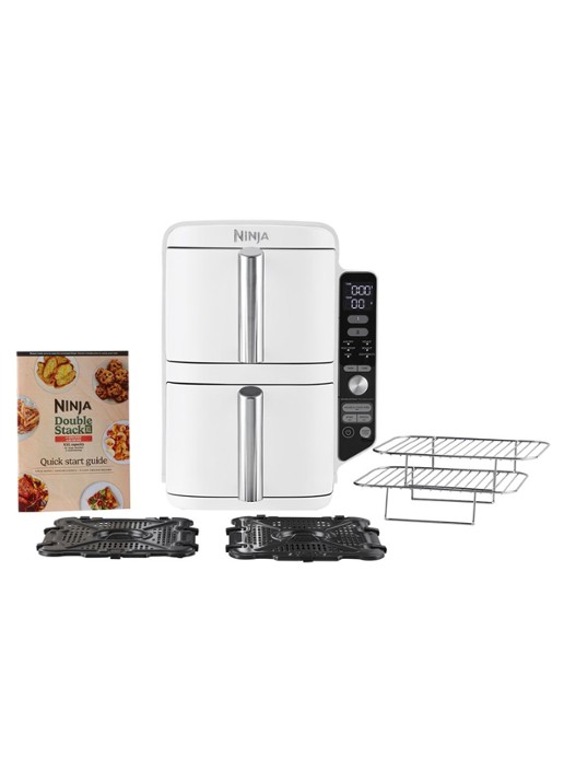 Ninja Double Stack XL airfryer 9,5 liter SL400EUWH - detail 5 wit