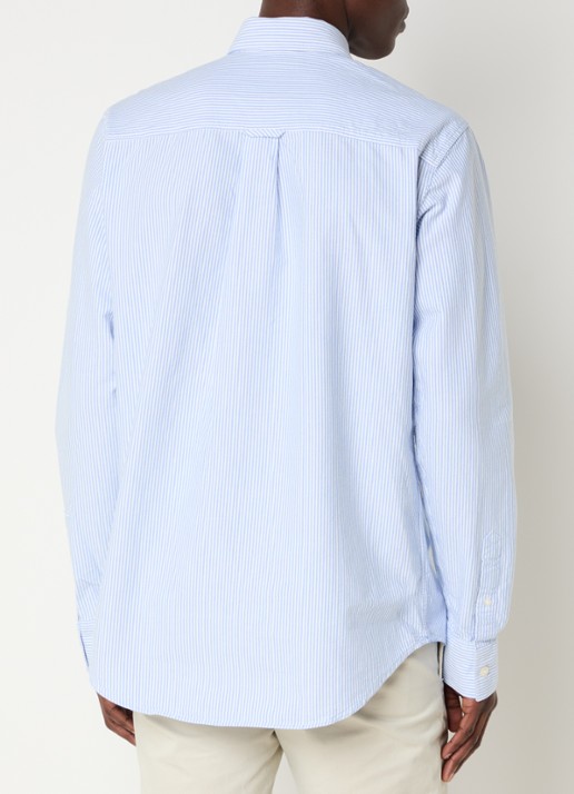 NN.07 Colby regular fit overhemd van  katoen - achterkant 3 blauw