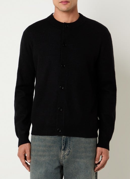 NN.07 Jasper fijngebreid vest met ronde hals