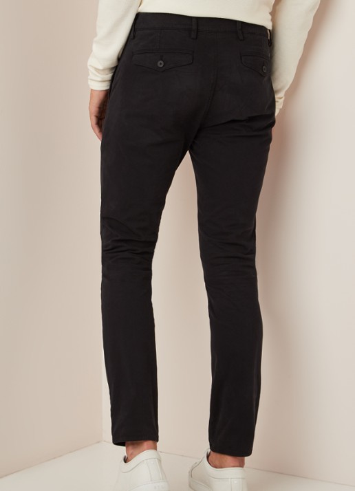 NN.07 Joe skinny fit chino met stretch - achterkant 5 zwart