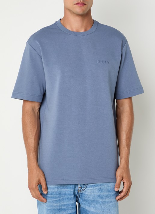 NN.07 Nat T-shirt met ronde hals
