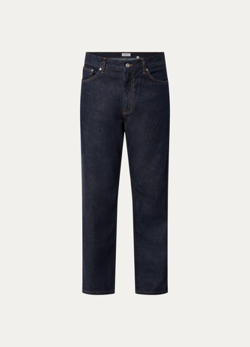 NN.07 Otis straight leg jeans met donkere wassing - voorkant 4 indigo
