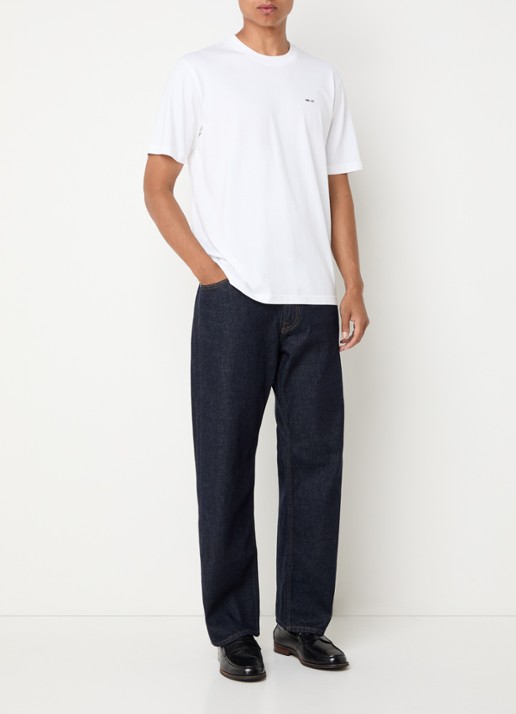 NN.07 Otis straight leg jeans met donkere wassing - voorkant 5 indigo
