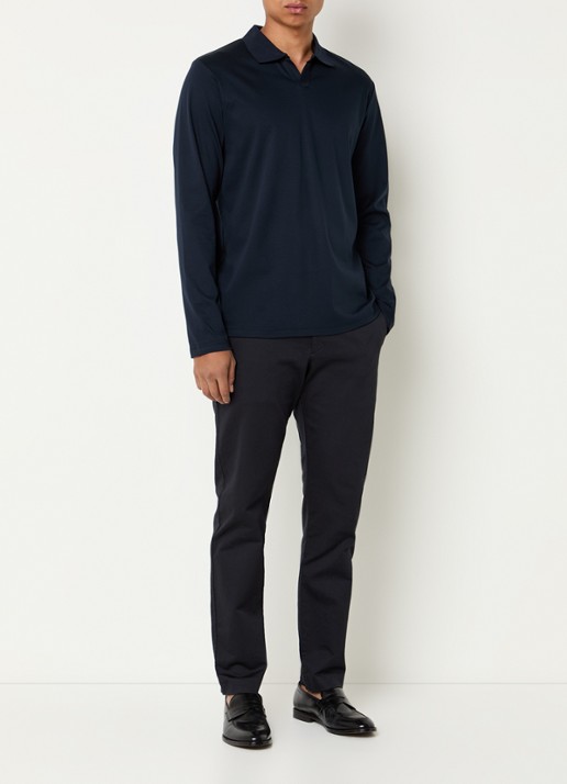 NN.07 Paul regular fit polo - voorkant 2 donkerblauw