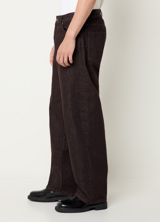 NN.07 Ross loose fit jeans met gekleurde wassing - detail 5 bruin