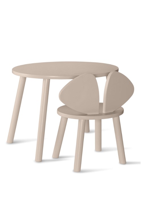 Nofred Mouse kinderstoel + kindertafel set