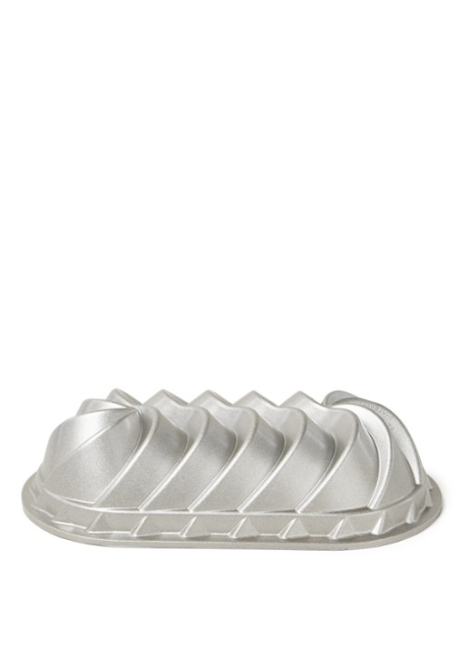 Nordic Ware Heritage bakvorm 29 cm - voorkant zilver