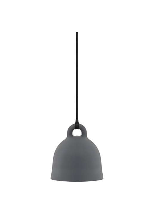 Normann Copenhagen Bell hanglamp x-small, grijs - voorkant grijs