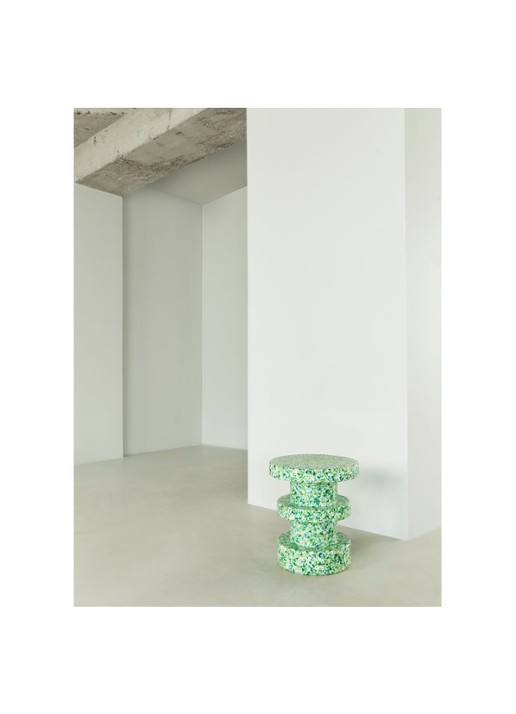 Normann Copenhagen Bit Stool bijzettafel 36 cm - voorkant 3 groen