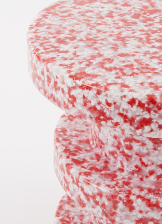 Normann Copenhagen Bit Stool bijzettafel 36 cm - detail 3 steenrood