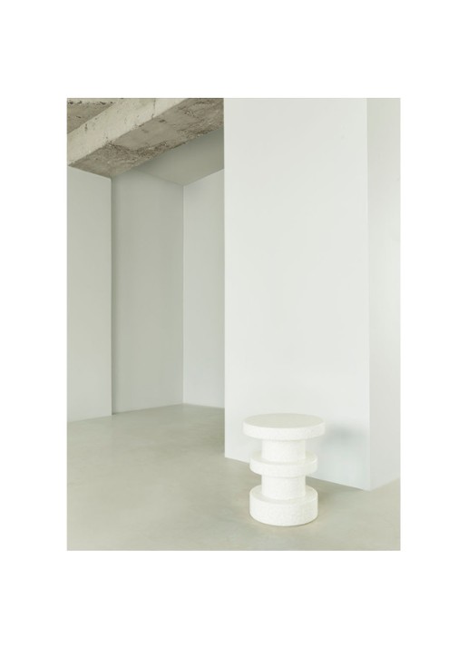 Normann Copenhagen Bit Stool bijzettafel 36 cm - voorkant 2 wit