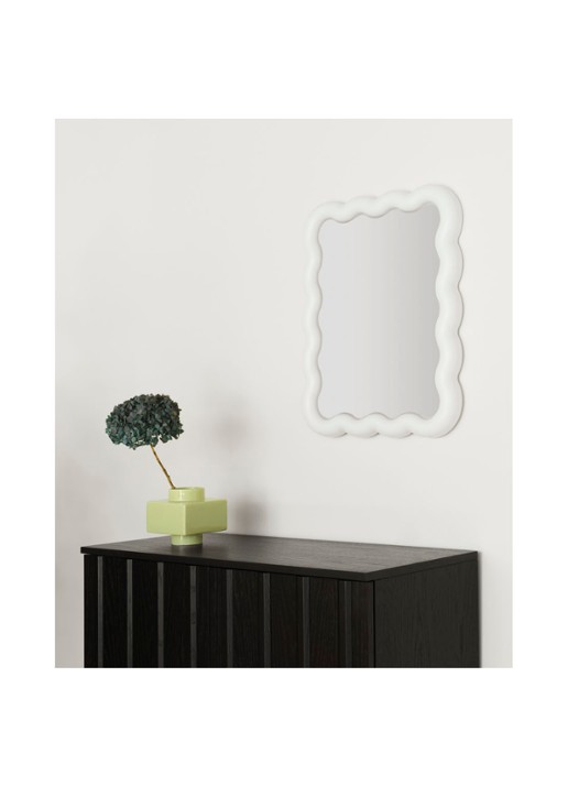 Normann Copenhagen Illu wandspiegel 65 x 50 cm - detail 3 wit