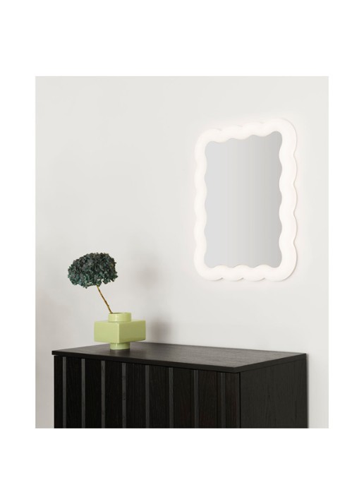 Normann Copenhagen Illu wandspiegel 65 x 50 cm - voorkant 2 wit
