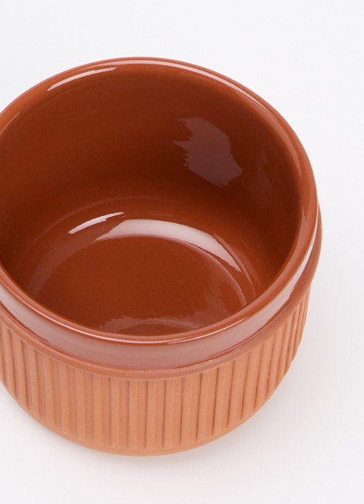 Normann Copenhagen Junto dipschaal 8 cm - voorkant 2 bruin