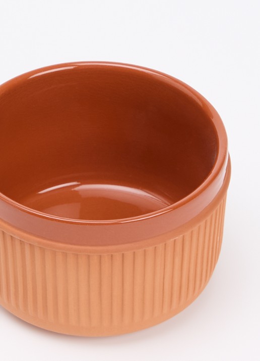 Normann Copenhagen Junto kom 10 cm - voorkant 2 roodbruin
