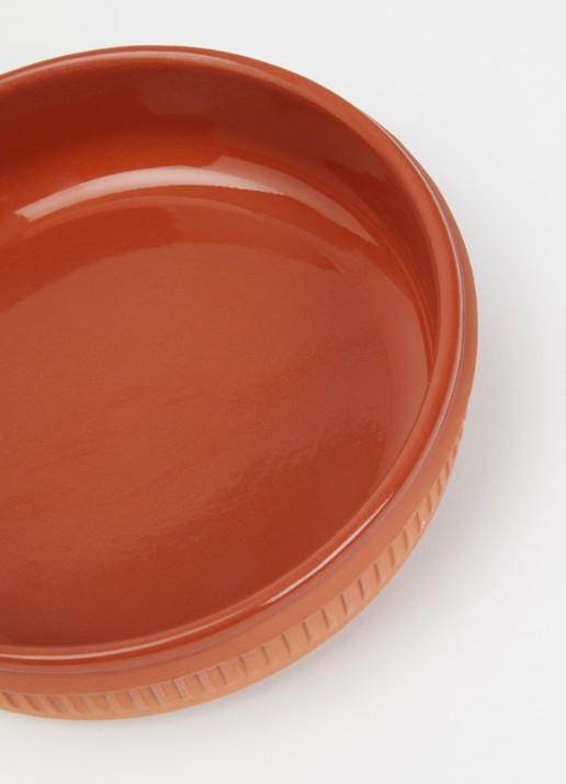 Normann Copenhagen Junto serveerschaal 14 cm - voorkant 2 roodbruin