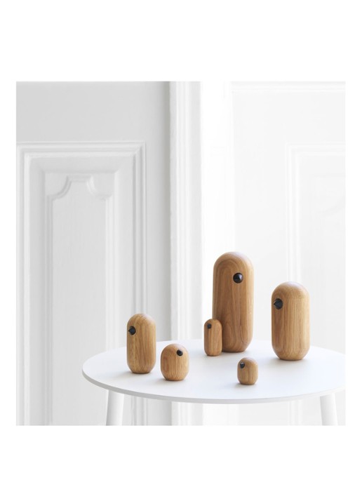 Normann Copenhagen Little Bird 4,5 cm - voorkant 2 lichtbruin