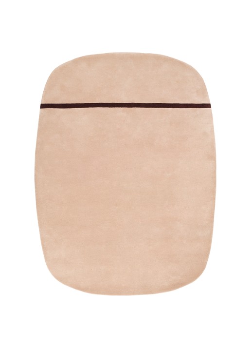 Normann Copenhagen Oona vloerkleed 240x175 - voorkant roze