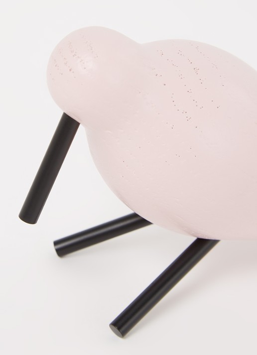 Normann Copenhagen Shorebird 8 cm - voorkant 2 lichtroze