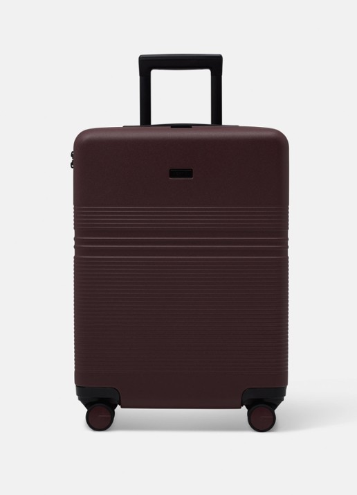 Nortvi Bagagelabel met logo - voorkant burgundy / rood