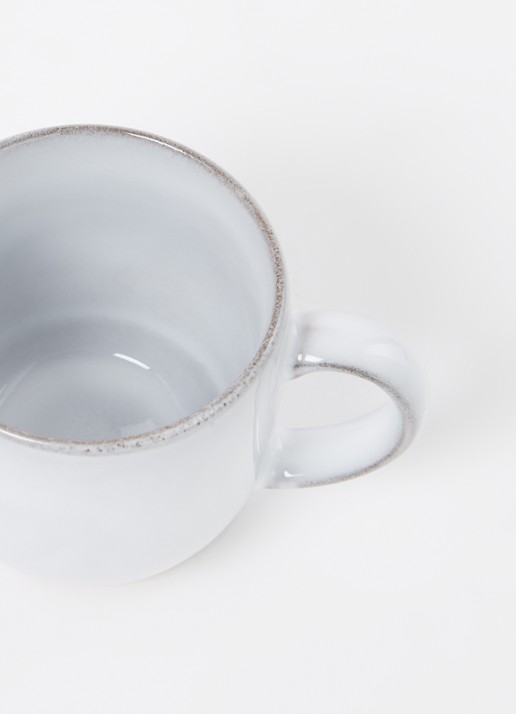 Nosse Ceramics Svelte espressokopje 12 cl - voorkant 2 lichtgrijs