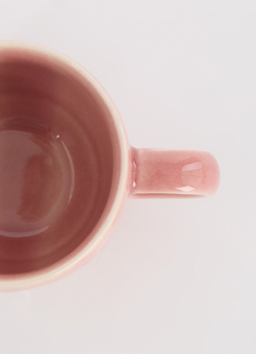 Nosse Ceramics Svelte espressokopje 12 cl - voorkant 2 zalmroze