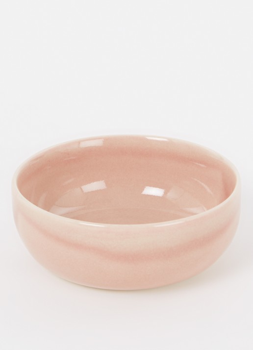 Nosse Ceramics Svelte kom 15 cm - voorkant 2 roze