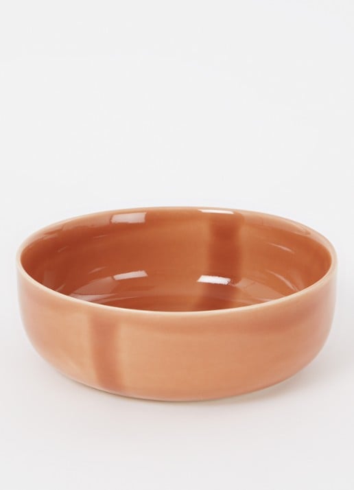 Nosse Ceramics Svelte kom 15 cm - voorkant 2 roodbruin