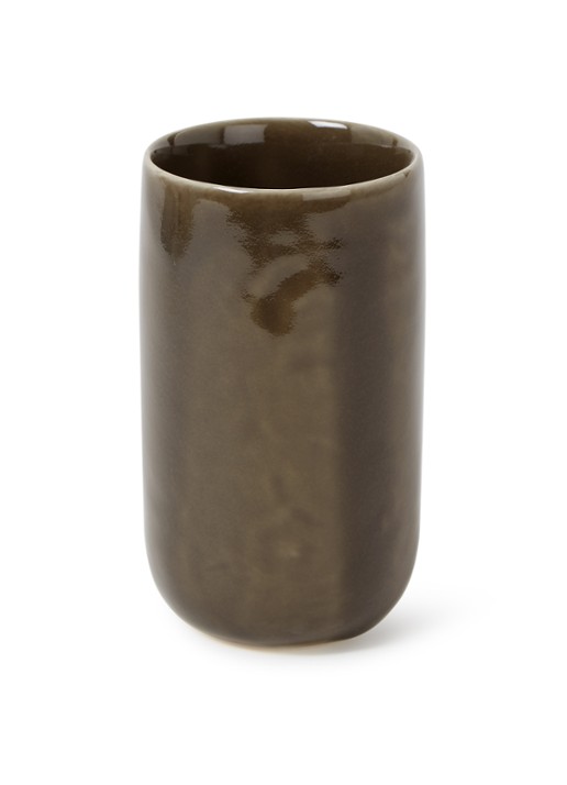 Nosse Ceramics Svelte kopje 33 cl - voorkant olijfgroen