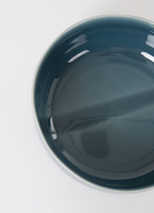 Nosse Ceramics Svelte serveerschaal 23 cm - detail 3 petrol
