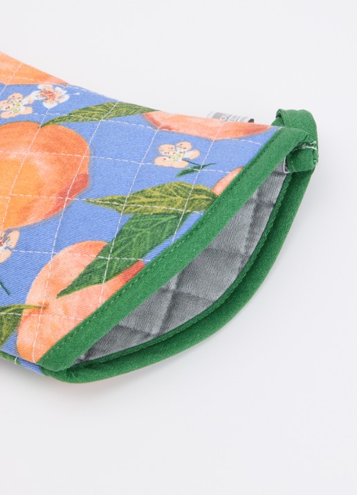 Now Designs Peaches ovenwant - voorkant 2 orange