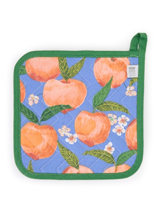 Now Designs Peaches pannenlap - voorkant orange