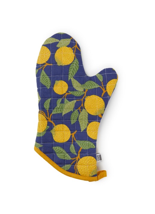 Now Designs Provencal Lemons ovenwant - voorkant donkerblauw