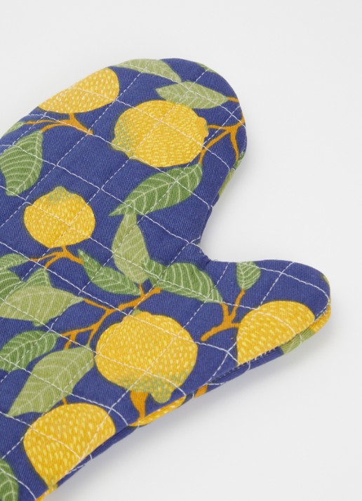Now Designs Provencal Lemons ovenwant - voorkant 2 donkerblauw